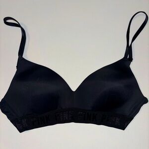 Black VS Pink Wear Everywhere Wireless Bra size 34C